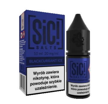Liquid Sic Salt 10ml - Blackcurrant Ice 20mg #