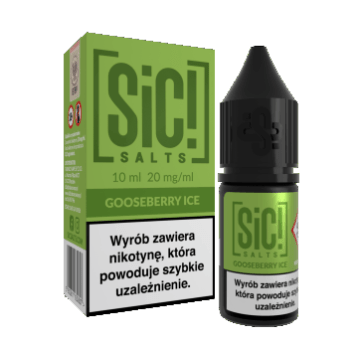 Liquid Sic Salt 10ml - Gooseberry Ice 20mg #