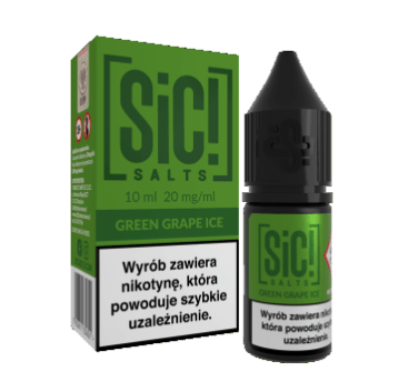 Liquid Sic Salt 10ml - Green Grape Ice 20mg #