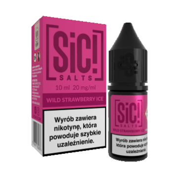 Liquid Sic Salt 10ml - Wild Strawberry Ice 20mg #