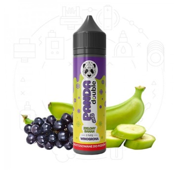 LONGFILL PANDA DOUBLE - Banan z Nutą Winogrona #