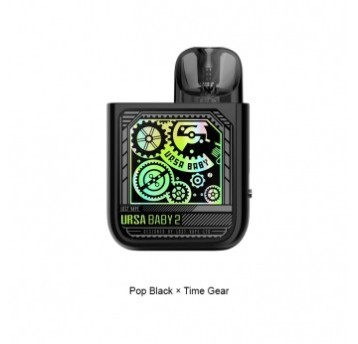 Lost Vape Ursa Baby 2 Pod Pop Black x Time Gear