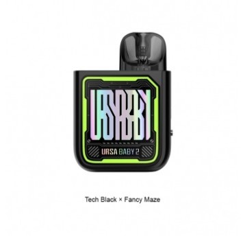Lost Vape Ursa Baby 2 Pod Tech Black x Fancy Maze