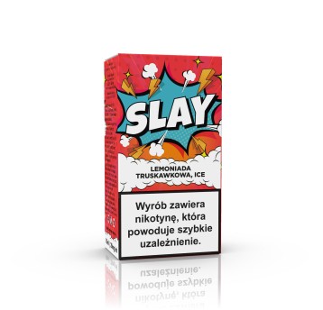 SALT SLAY 10ml - Lemoniada Truskawkowa Ice #
